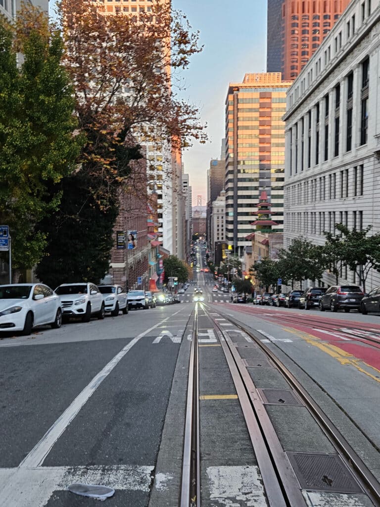 The steep hills of San Francisco