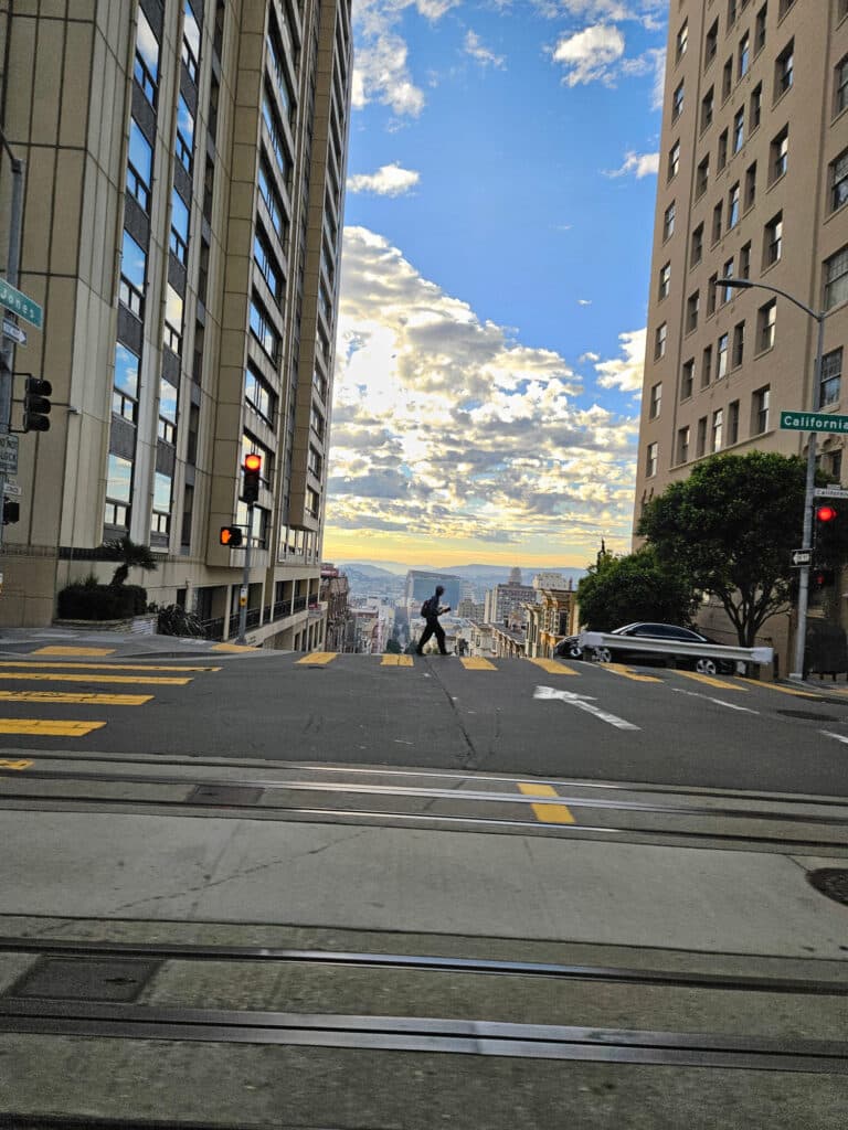 The steep hills of San Francisco