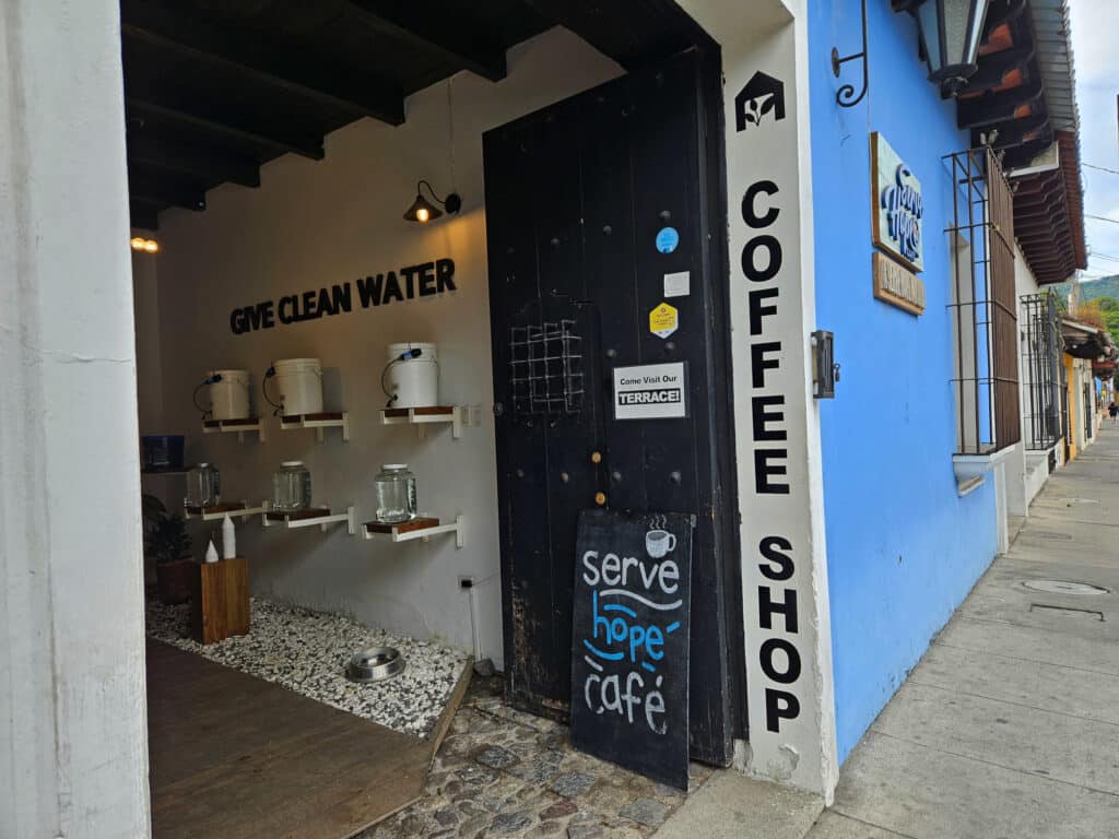 Serve Hope Cafe in Antigua