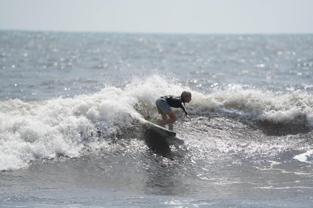 Surfing in El Paredón