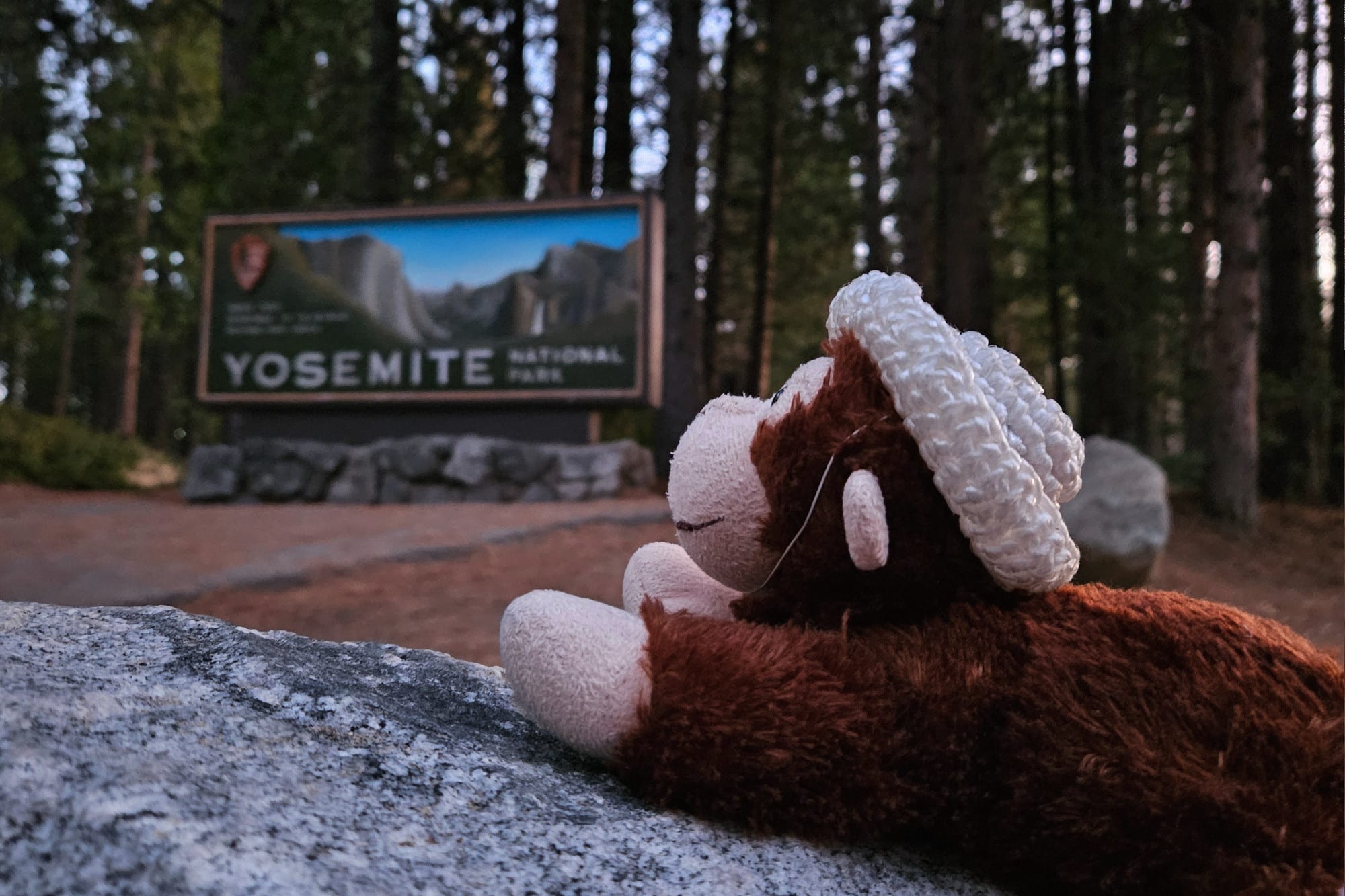 Entrance Yosemite National Park