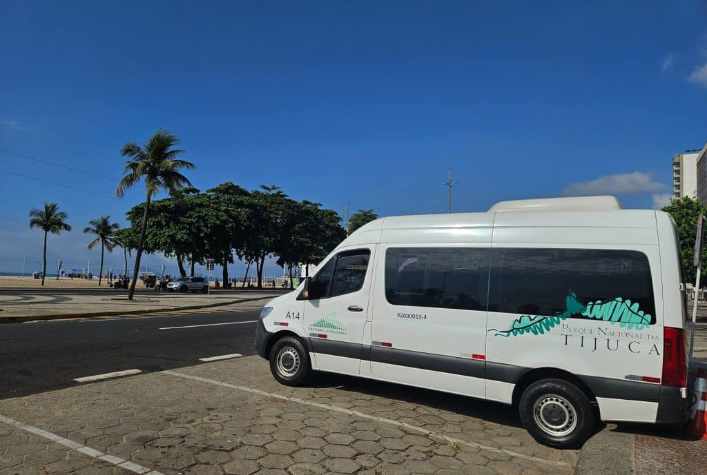 Van to Christ The Redeemer Statue in Rio de Janeiro