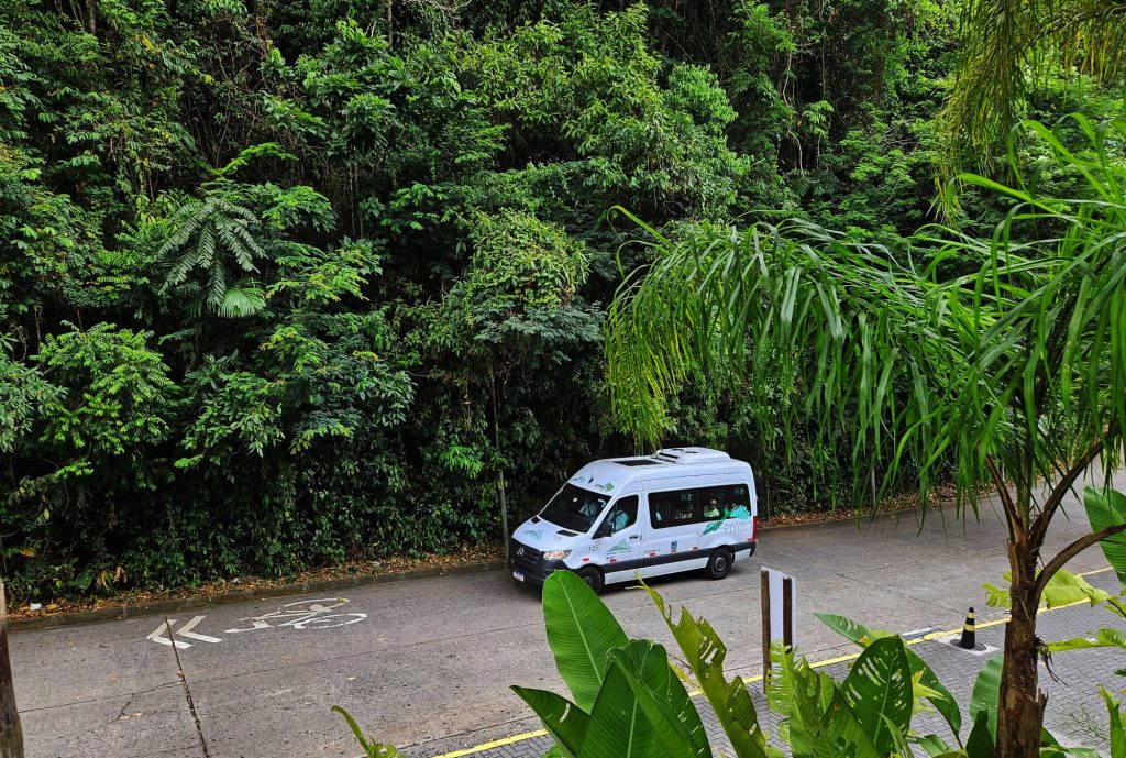 Van to Christ The Redeemer Statue in Rio de Janeiro