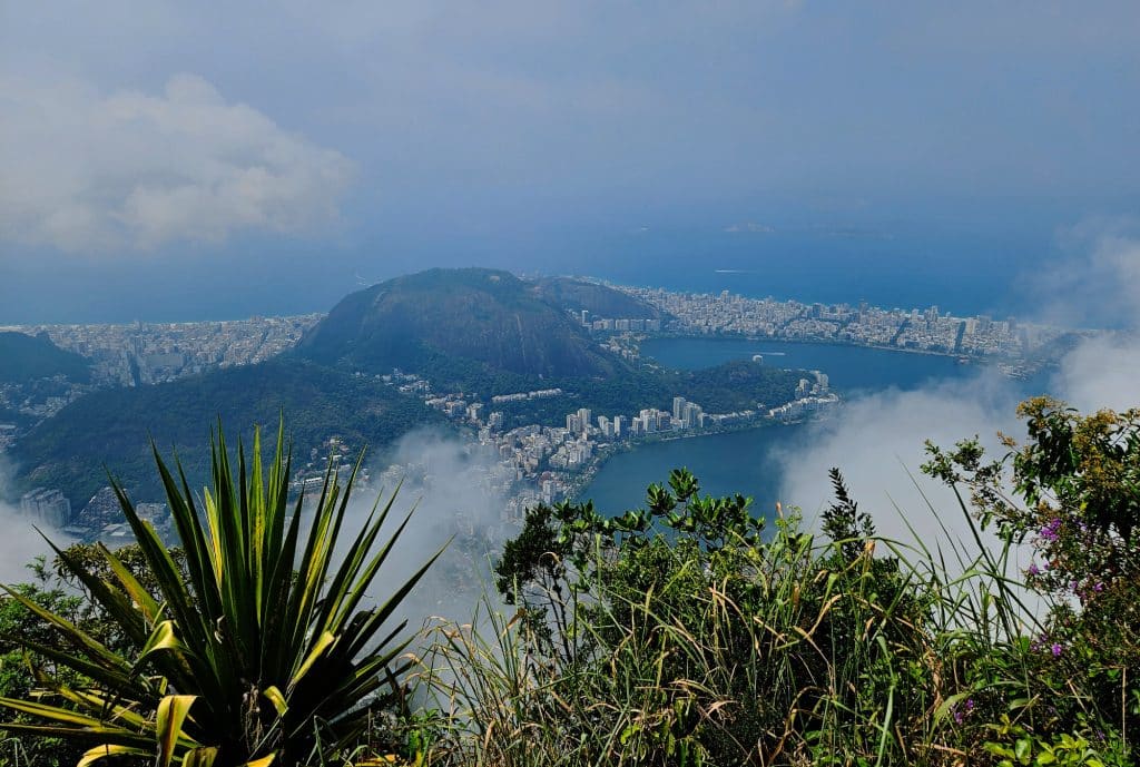 View from the Christ the Redeemer Statue in Rio de Janeiro
