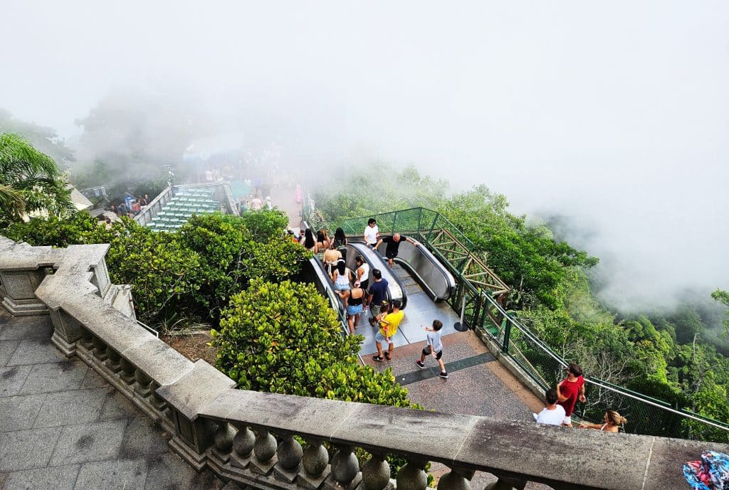 Viewing Platform at Christ the Redeemer Statue in Rio de Janeiro