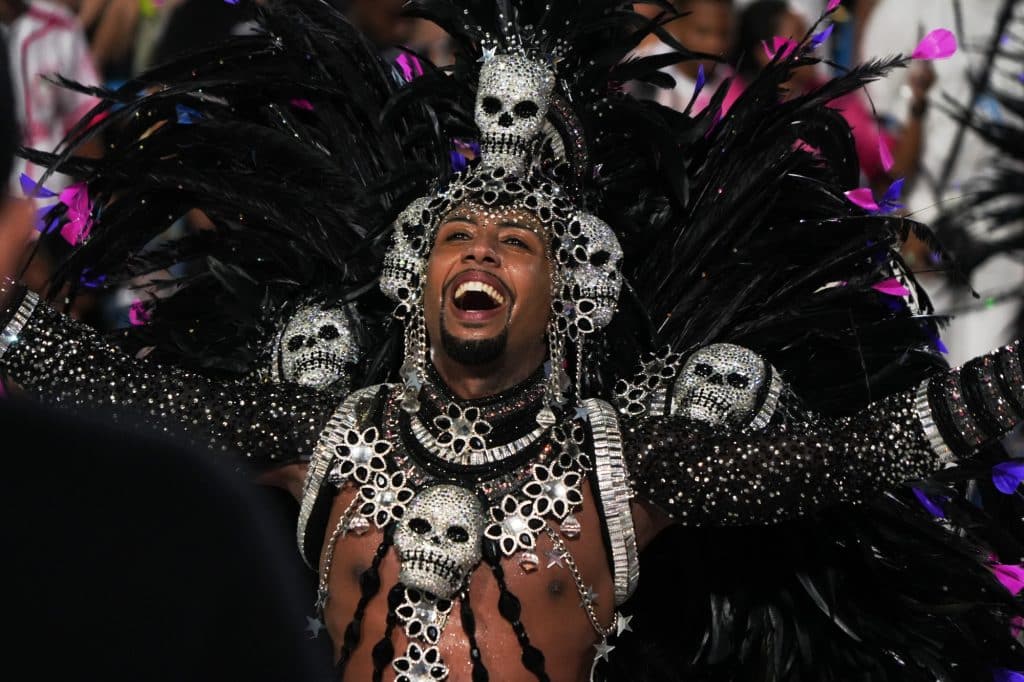 Parade at the Sambodromo in Rio de Janeiro