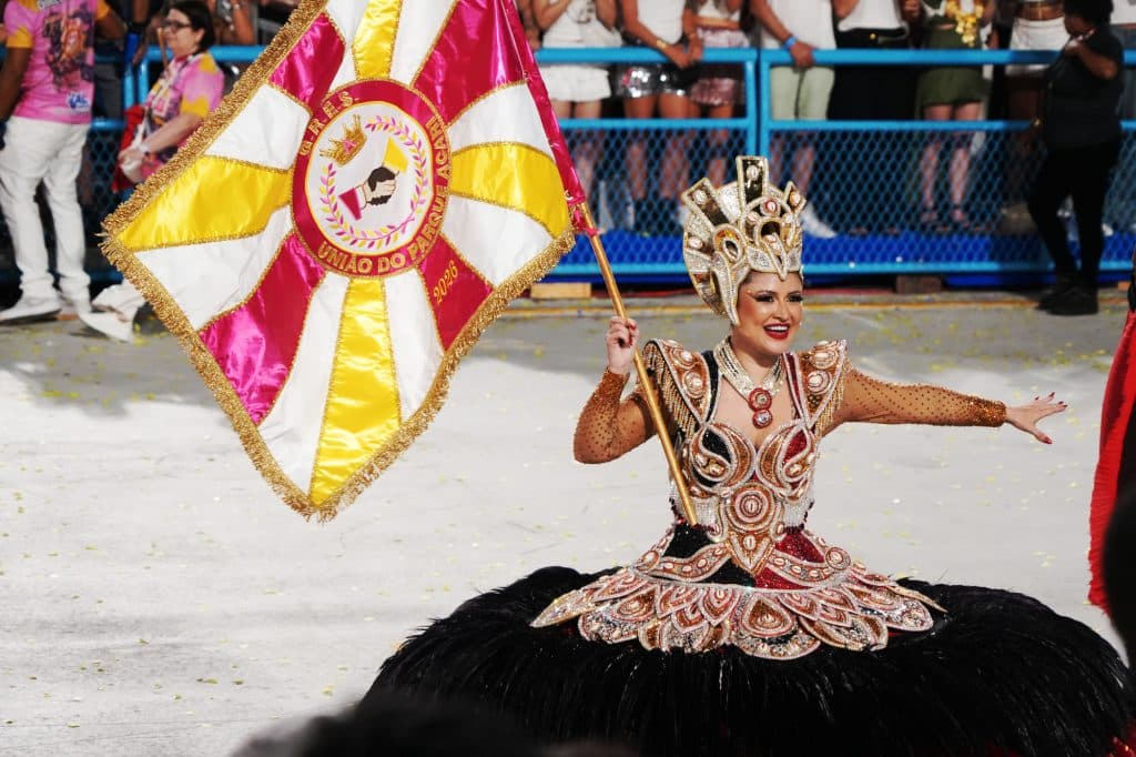 Parade at the Sambodromo in Rio de Janeiro