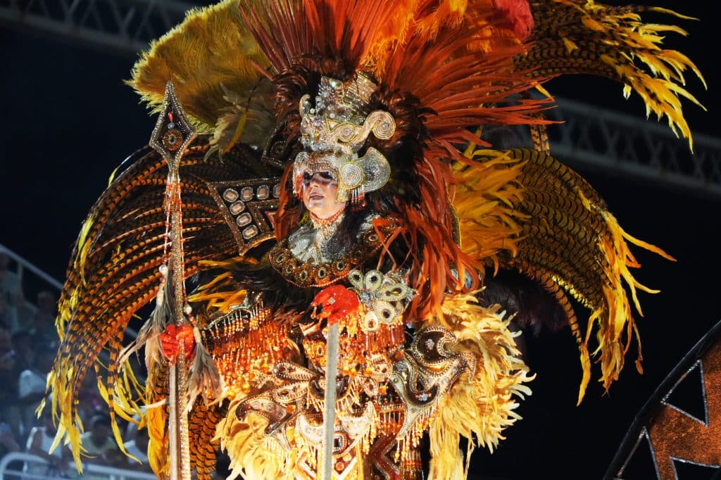 Parade at the Sambodromo in Rio de Janeiro