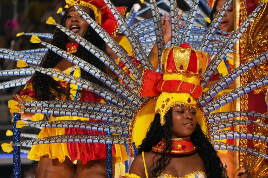 Parade at the Sambodromo in Rio de Janeiro