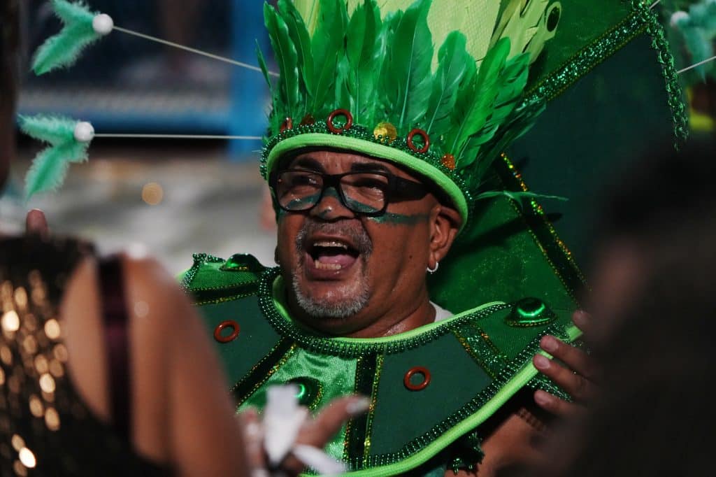 Parade at the Sambodromo in Rio de Janeiro