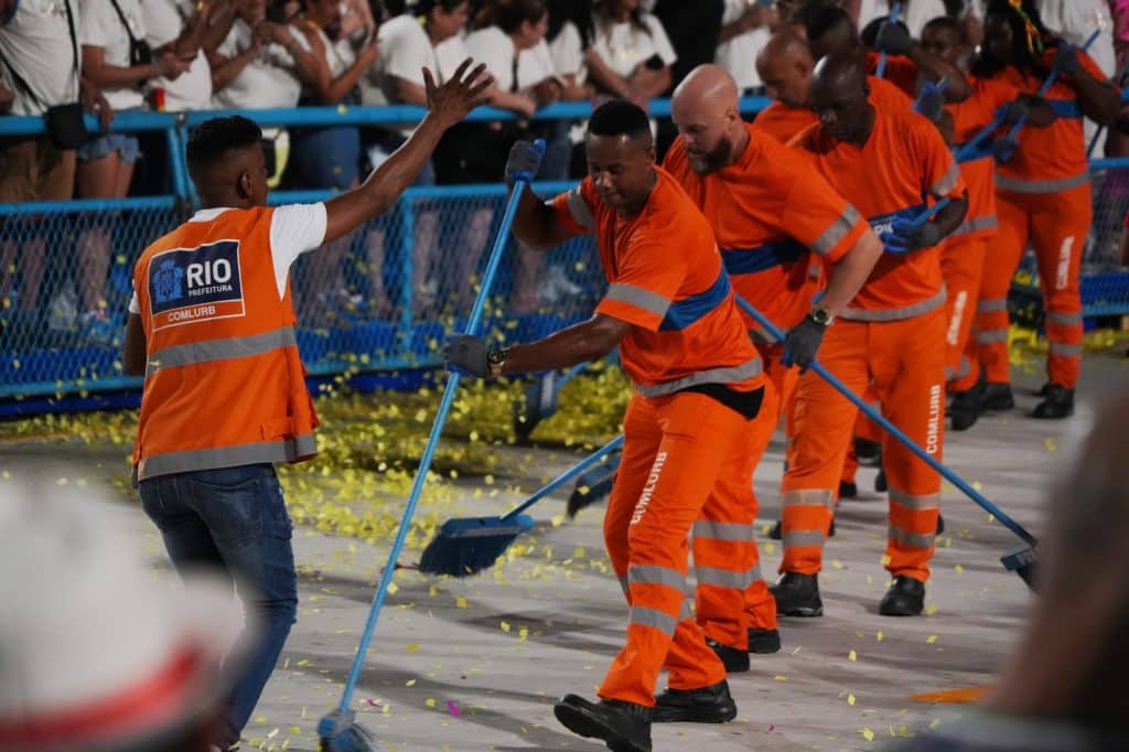 Parade at the Sambodromo in Rio de Janeiro