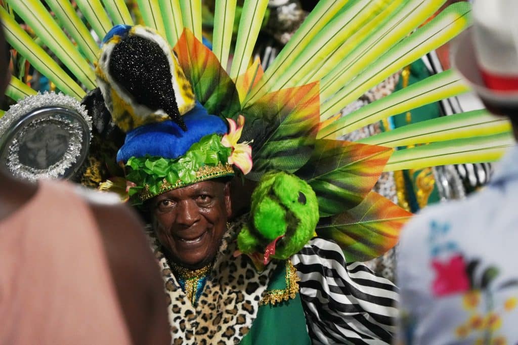 Parade at the Sambodromo in Rio de Janeiro