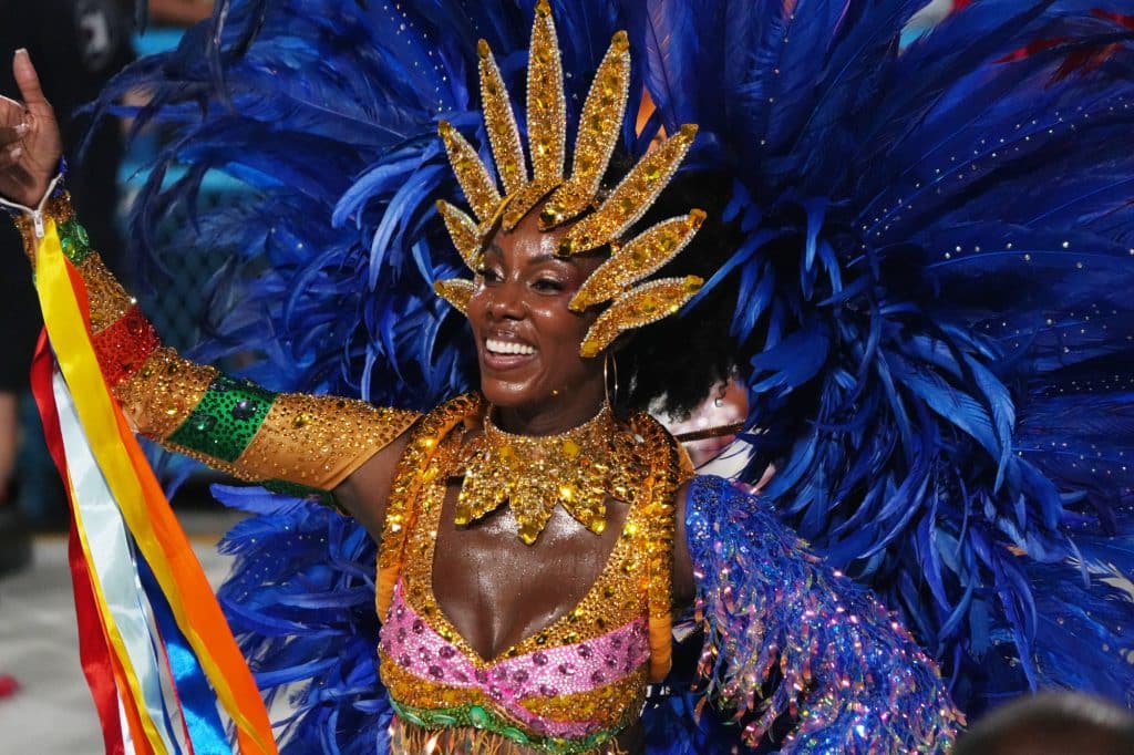 Parade at the Sambodromo in Rio de Janeiro
