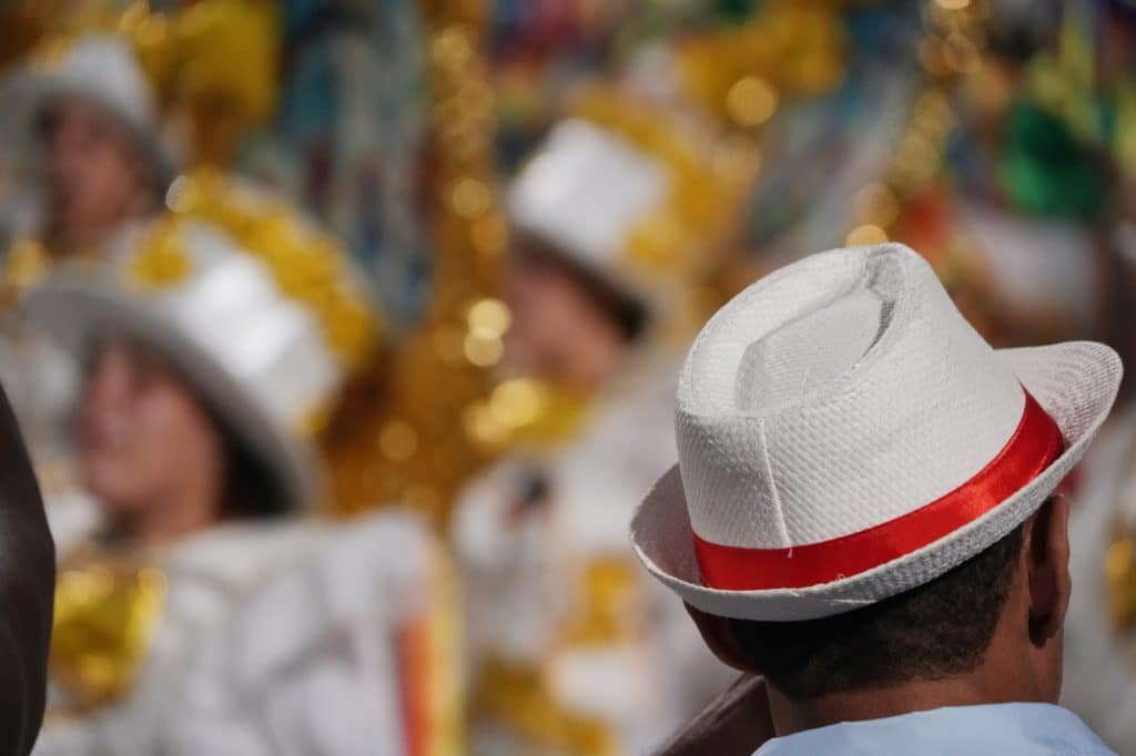 Parade at the Sambodromo in Rio de Janeiro