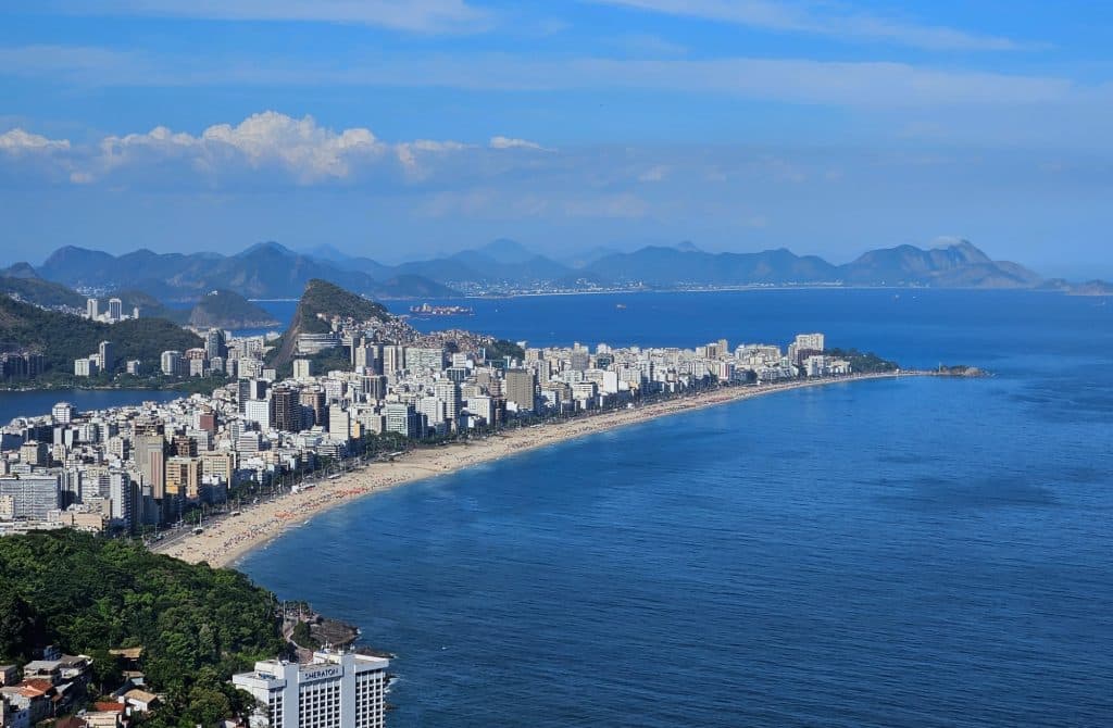 View from the favela Vidigal over Rio de Janeiro