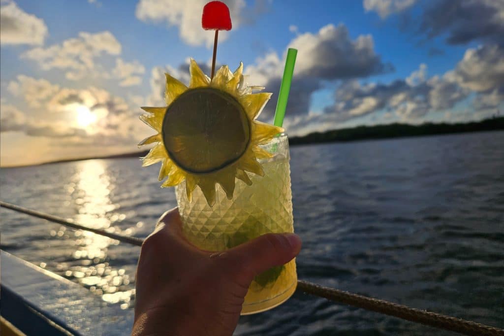 Caipirinha from the boat at Potengi river in Natal