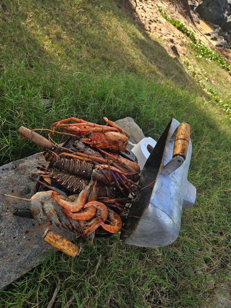 BBQ on the beach in Baia Formosa