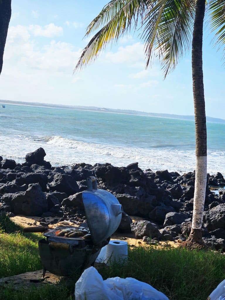 BBQ on the beach in Baia Formosa