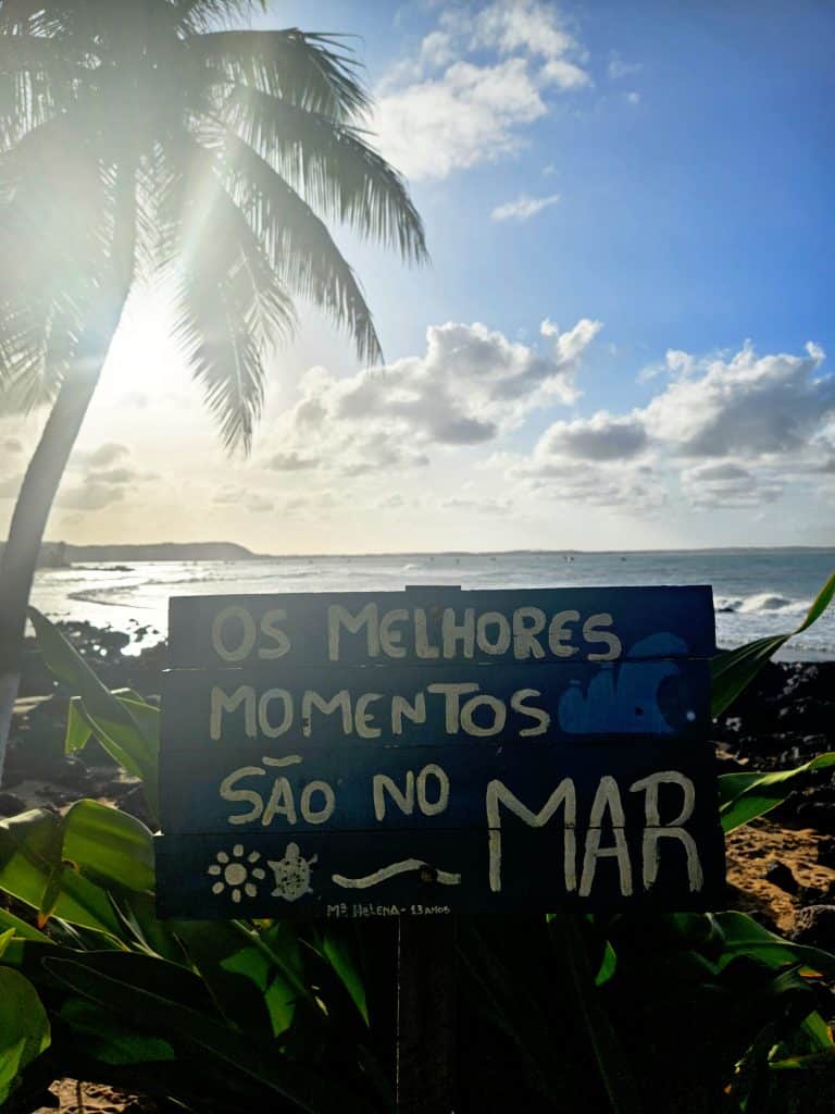 Surfing in Baia Formosa