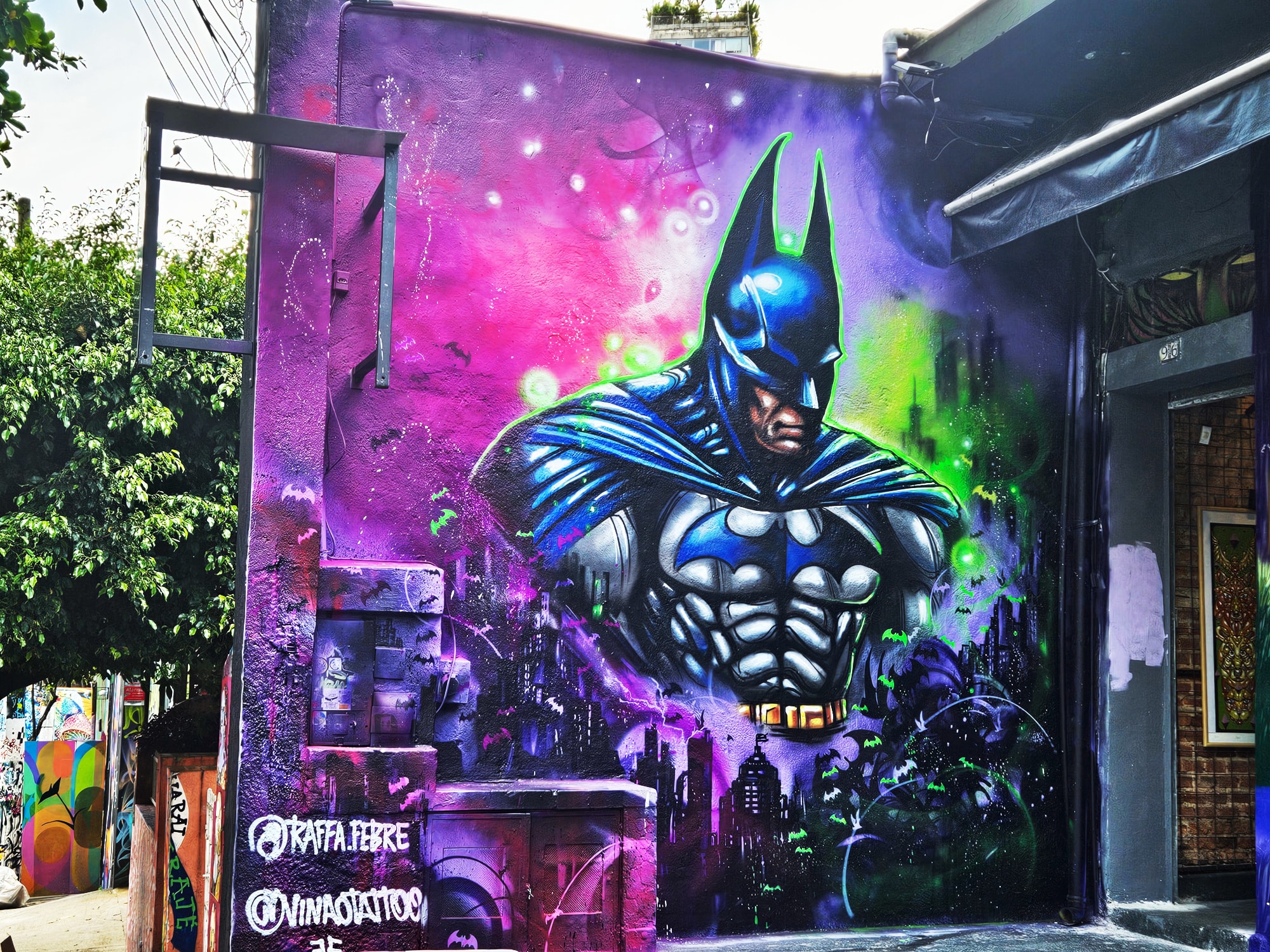 Batman's Alley in Sao Paulo