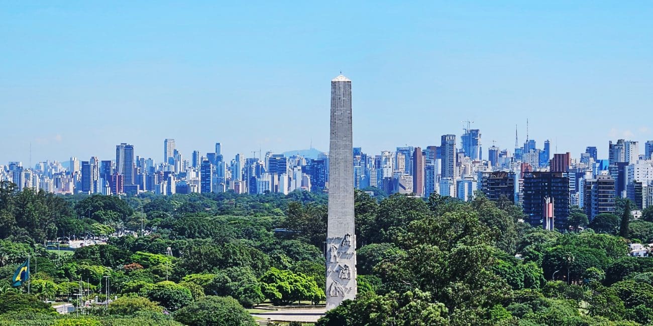 View over Sao Paulo from the Museum of Contemporary Art