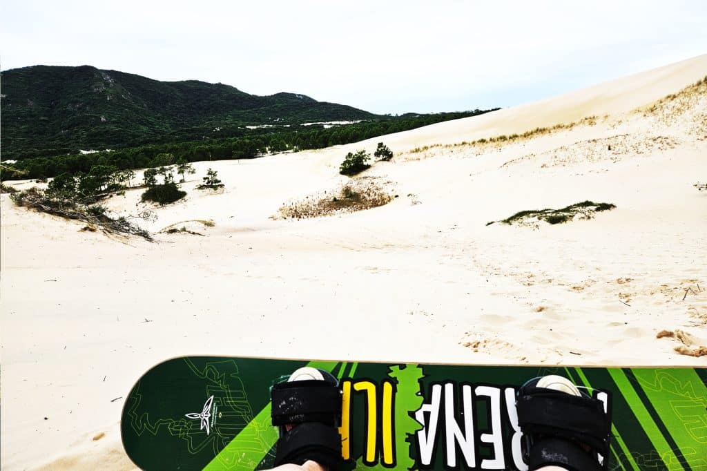 Sandboarding in Florianopolis