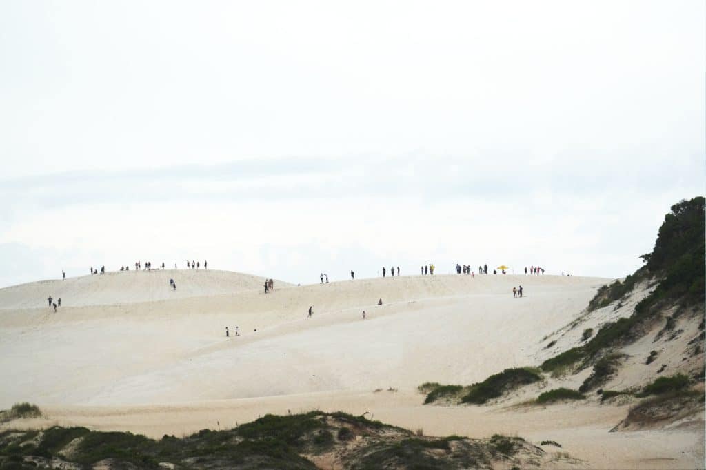 Sandboarding in Florianopolis