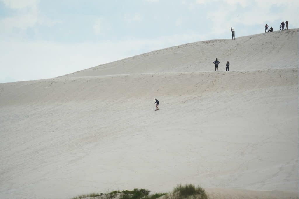Sandboarding in Florianopolis