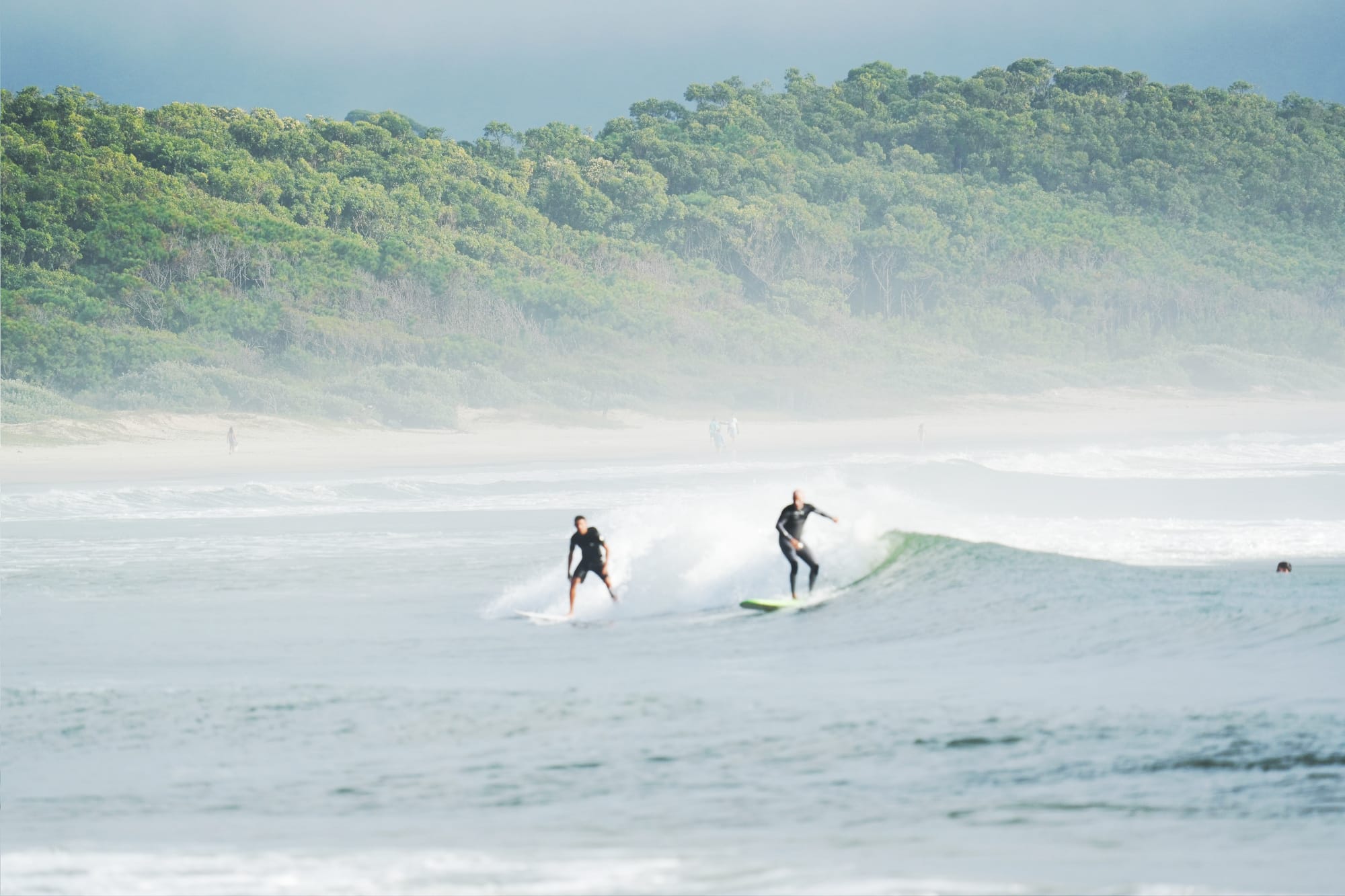 Surfing in Barra da Lagoa