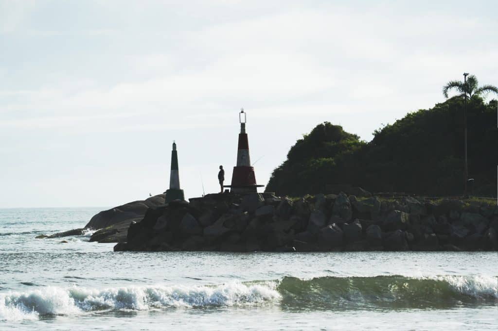 Surfing in Barra da Lagoa
