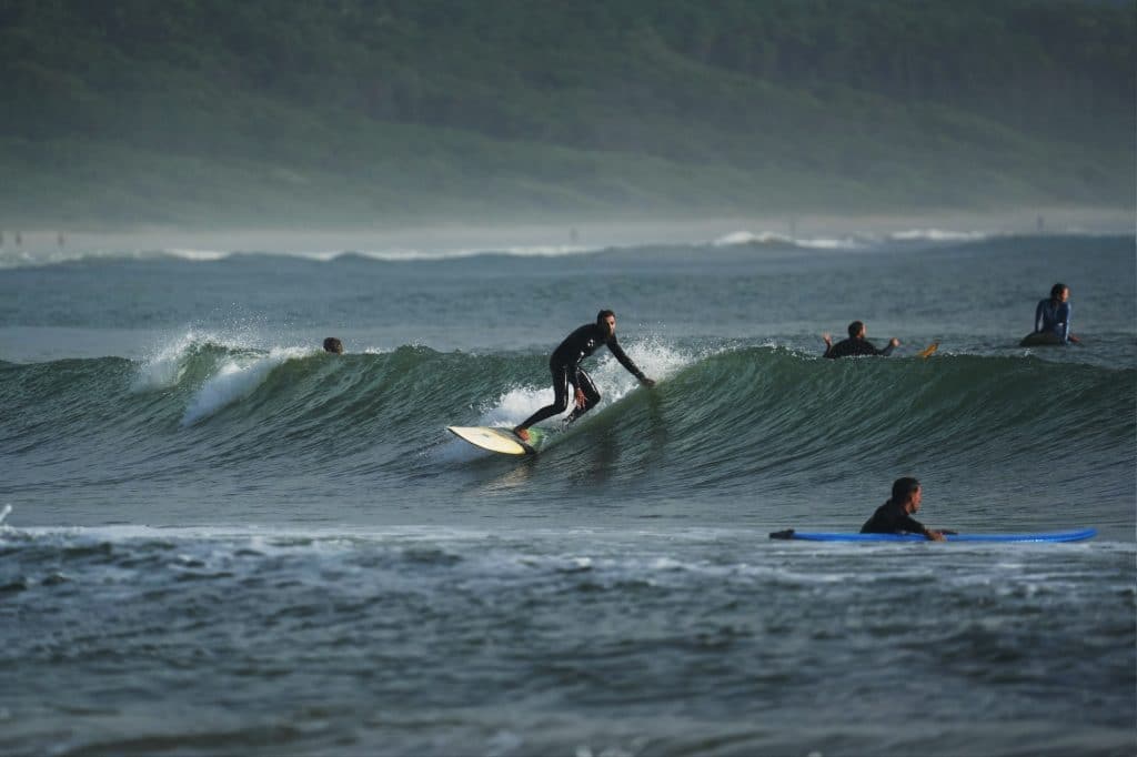 Surfing in Barra da Lagoa