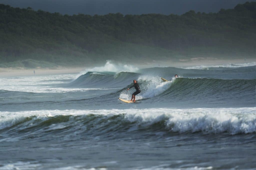 Surfing in Barra da Lagoa
