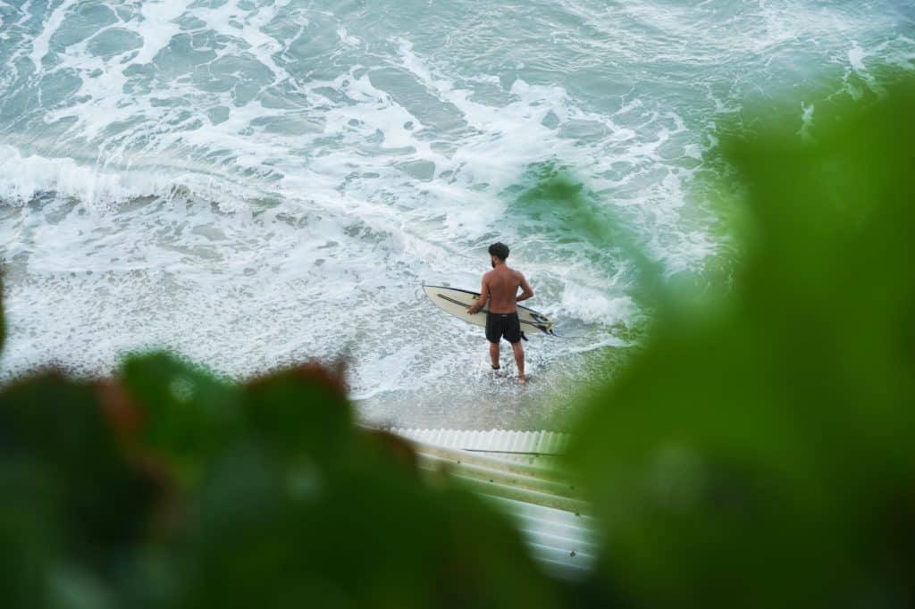Surfing at Praia do Amor in Pipa