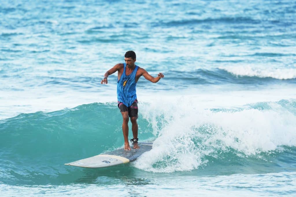 Surfing at Praia do Amor in Pipa