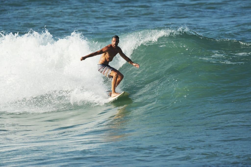 Surfing at Praia do Amor in Pipa