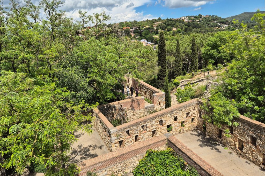 Views from the medieval wall in Girona