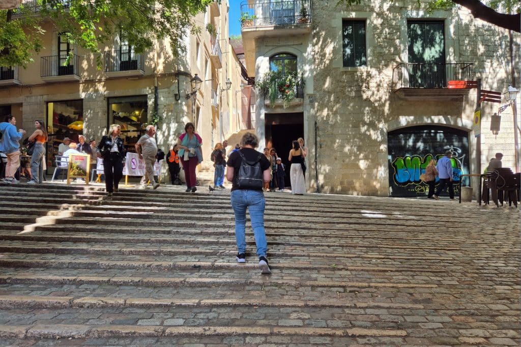 Square in the centre of Girona