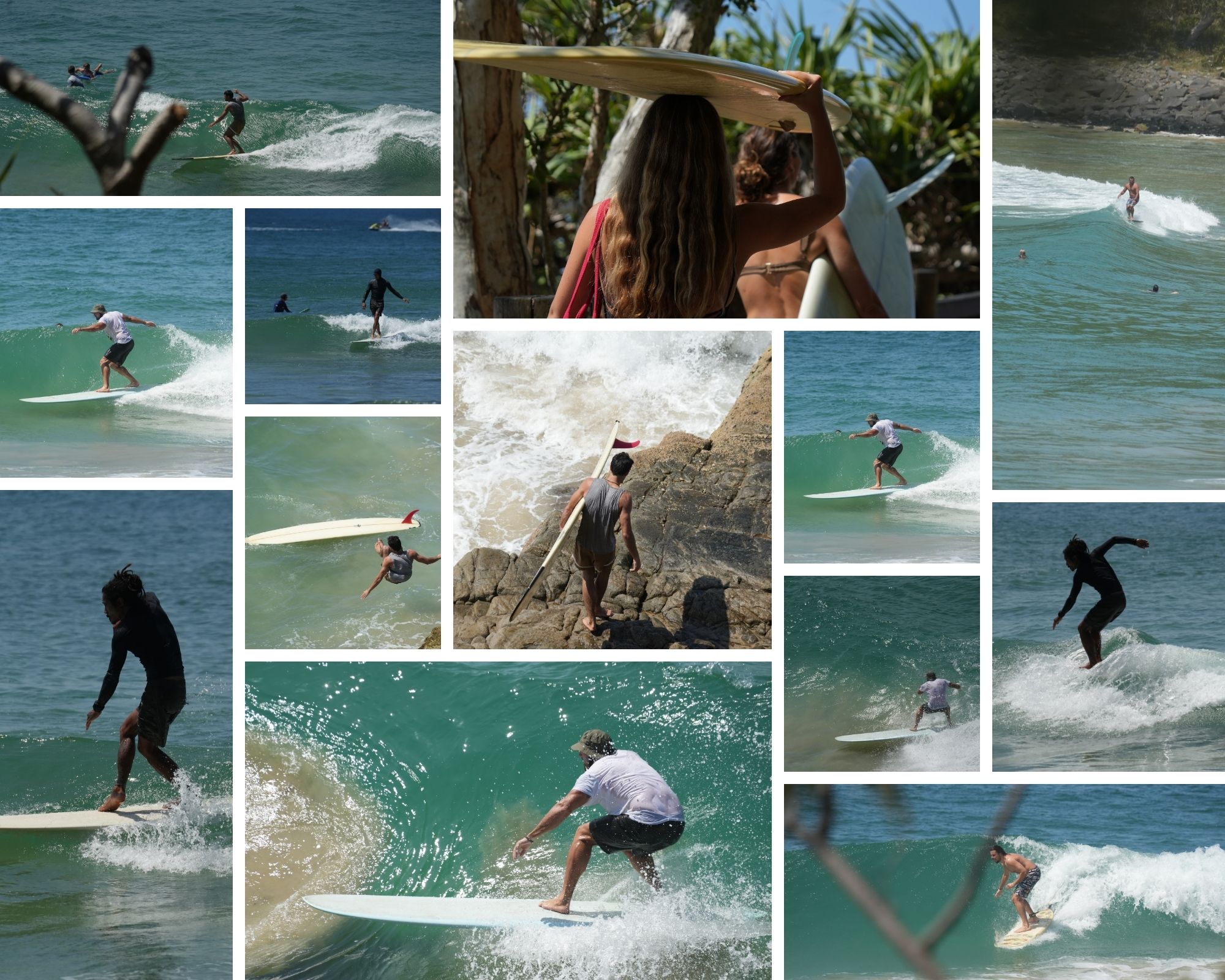 Surfing at Noosa Heads
