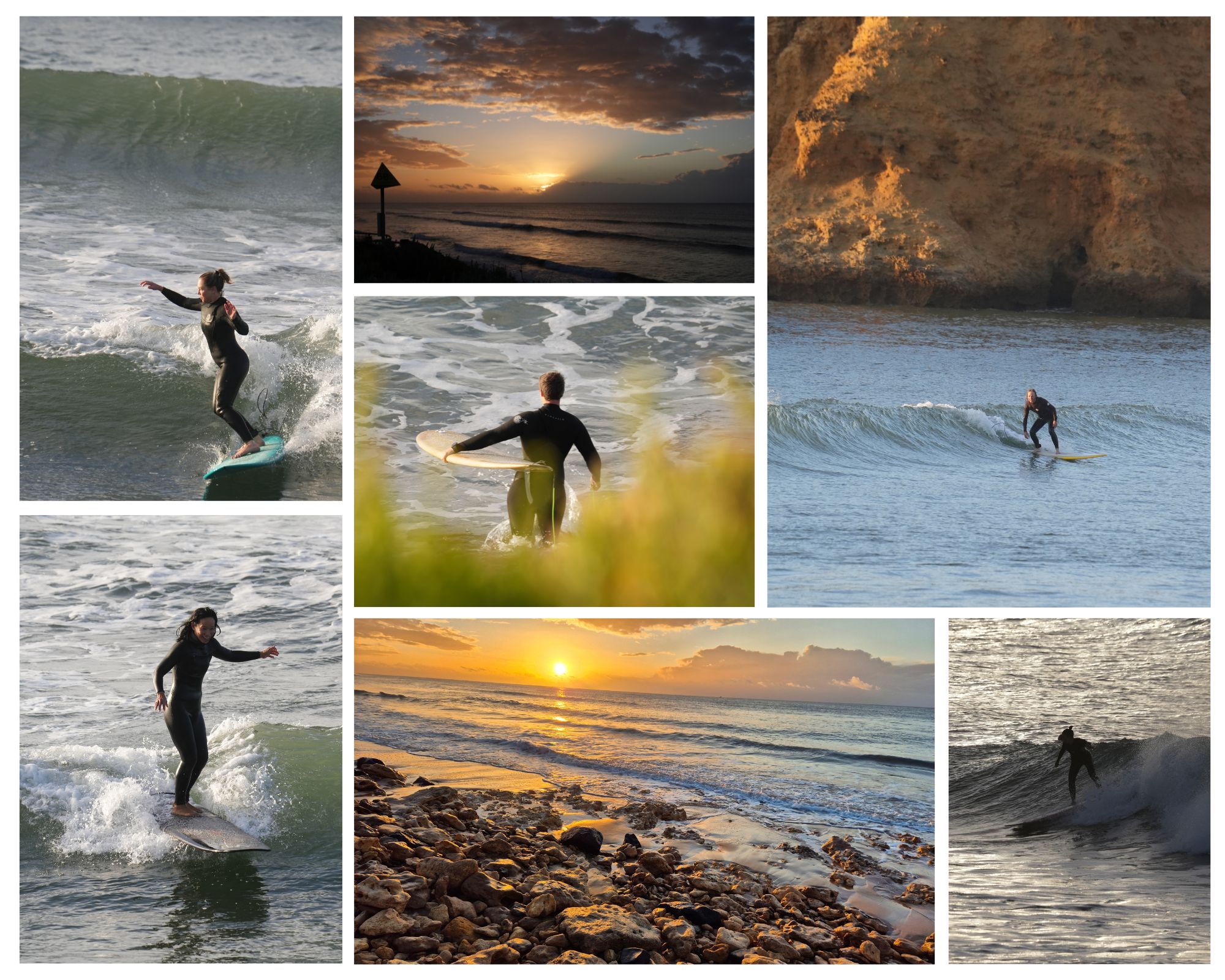 Sunrise surf session at Torquay Beach