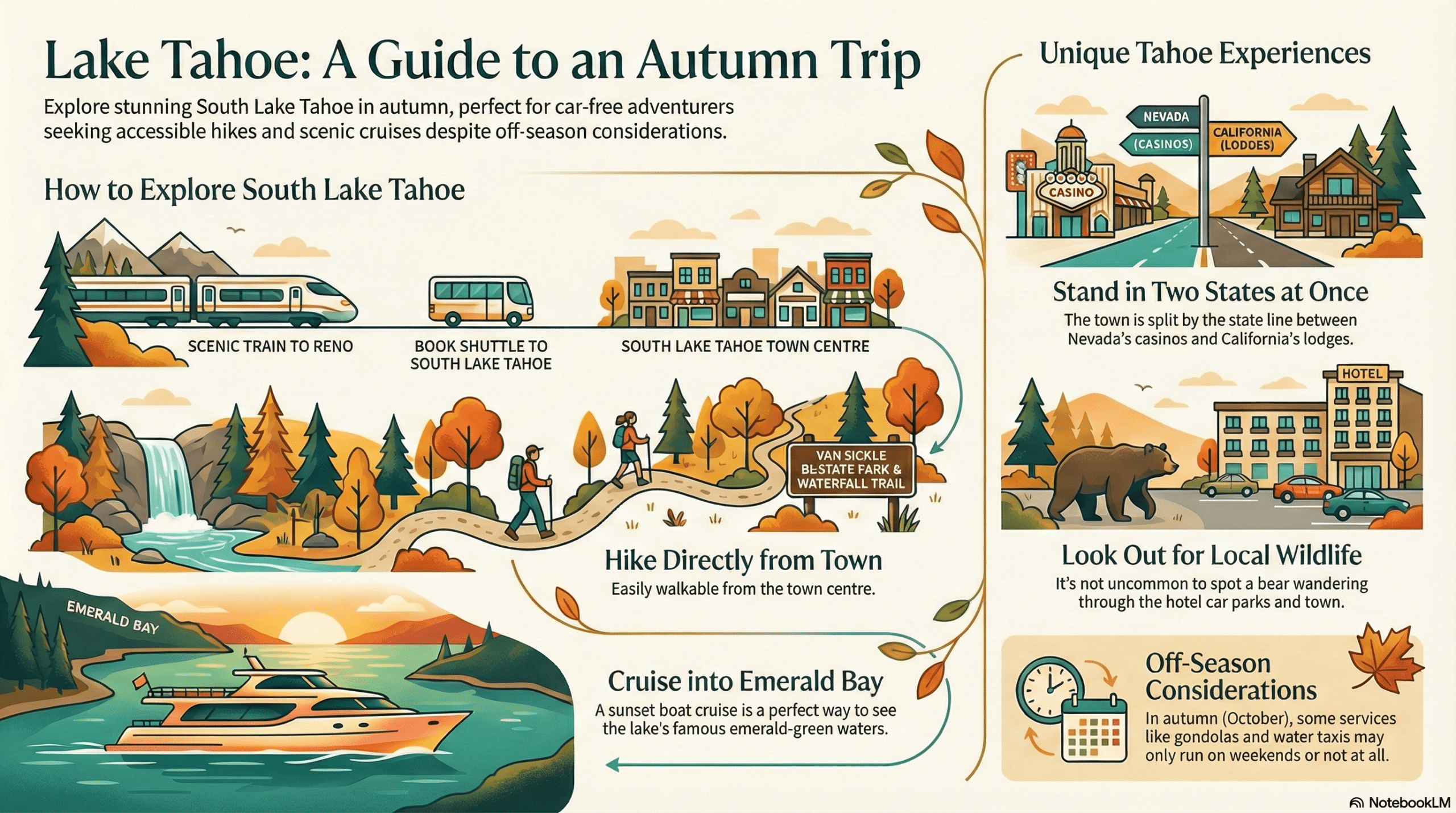 The entire Lake Tahoe Trip