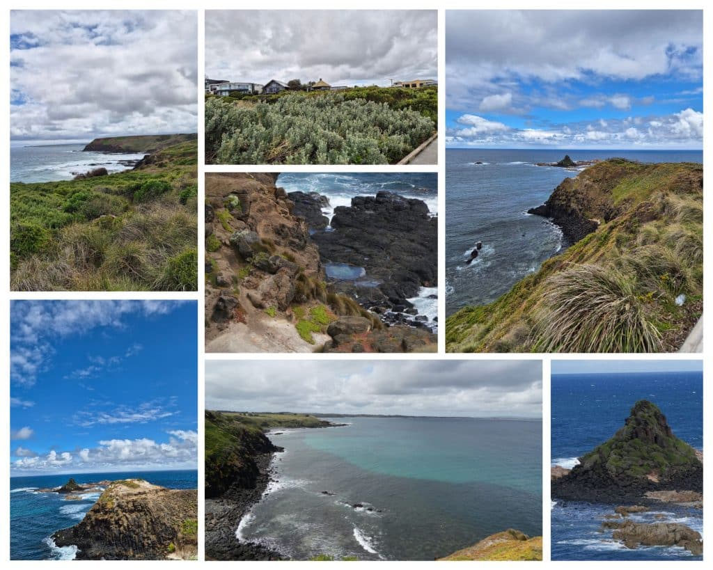 The coast of Phillip Island