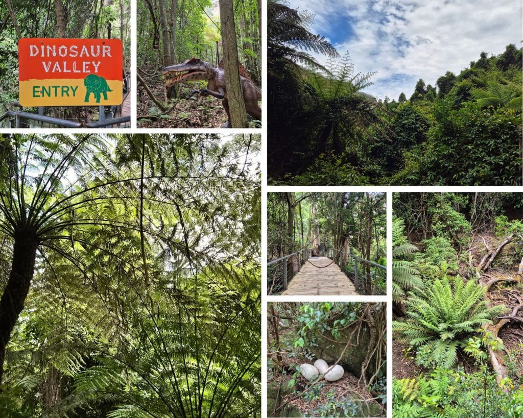 Dinosaur valley at Scenic World