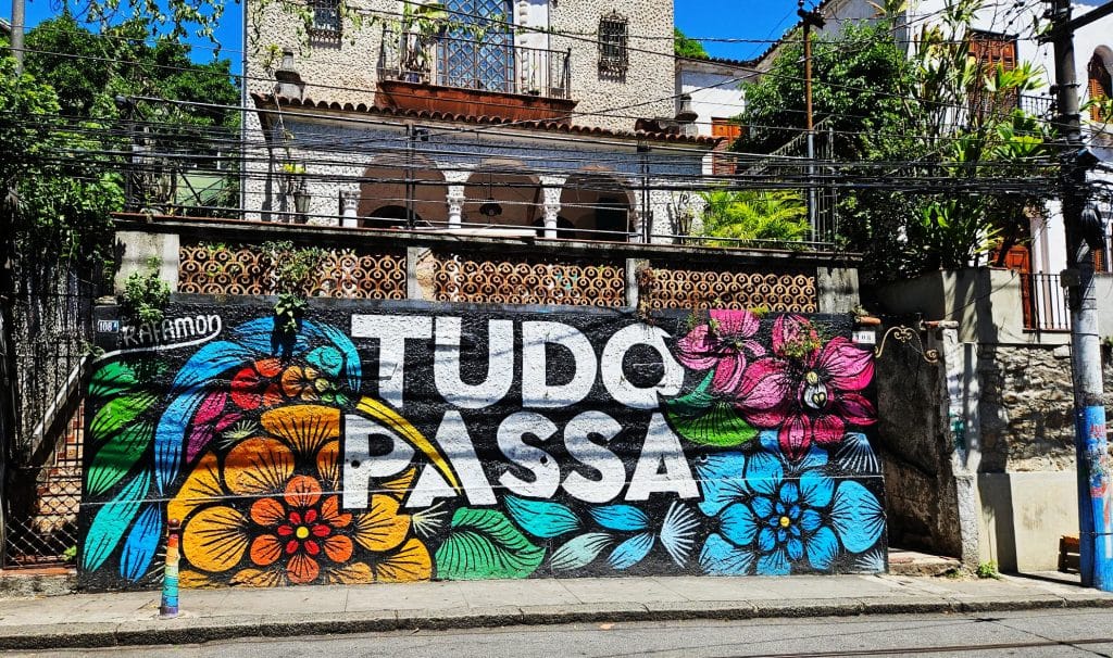 Mural in Santa Teresa in Rio de Janeiro