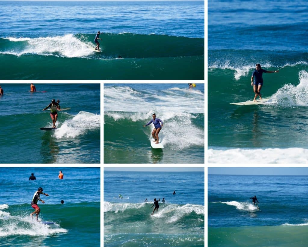 Surfing at Recreio dos Bandeirantes