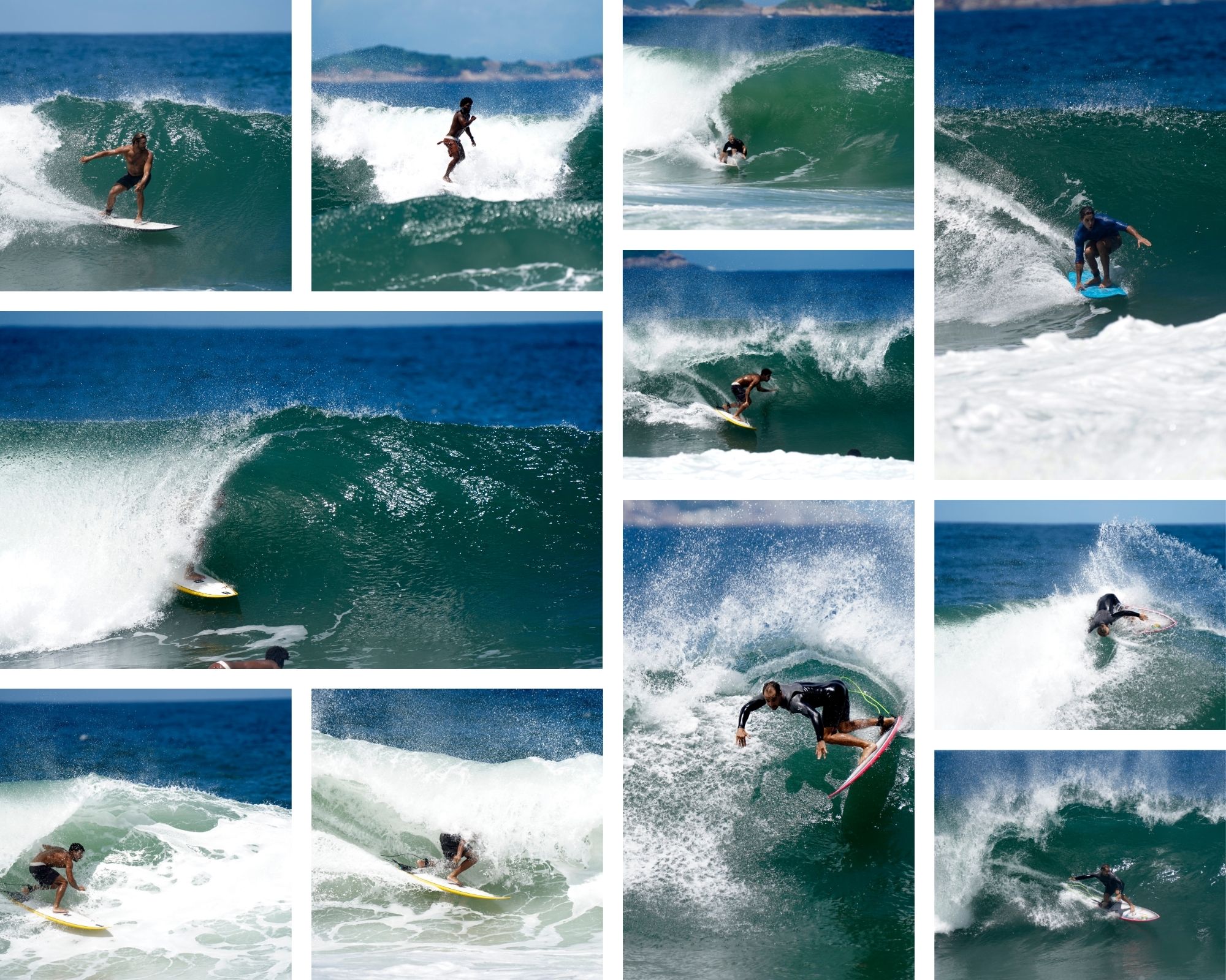 Surfing in Sao Conrado