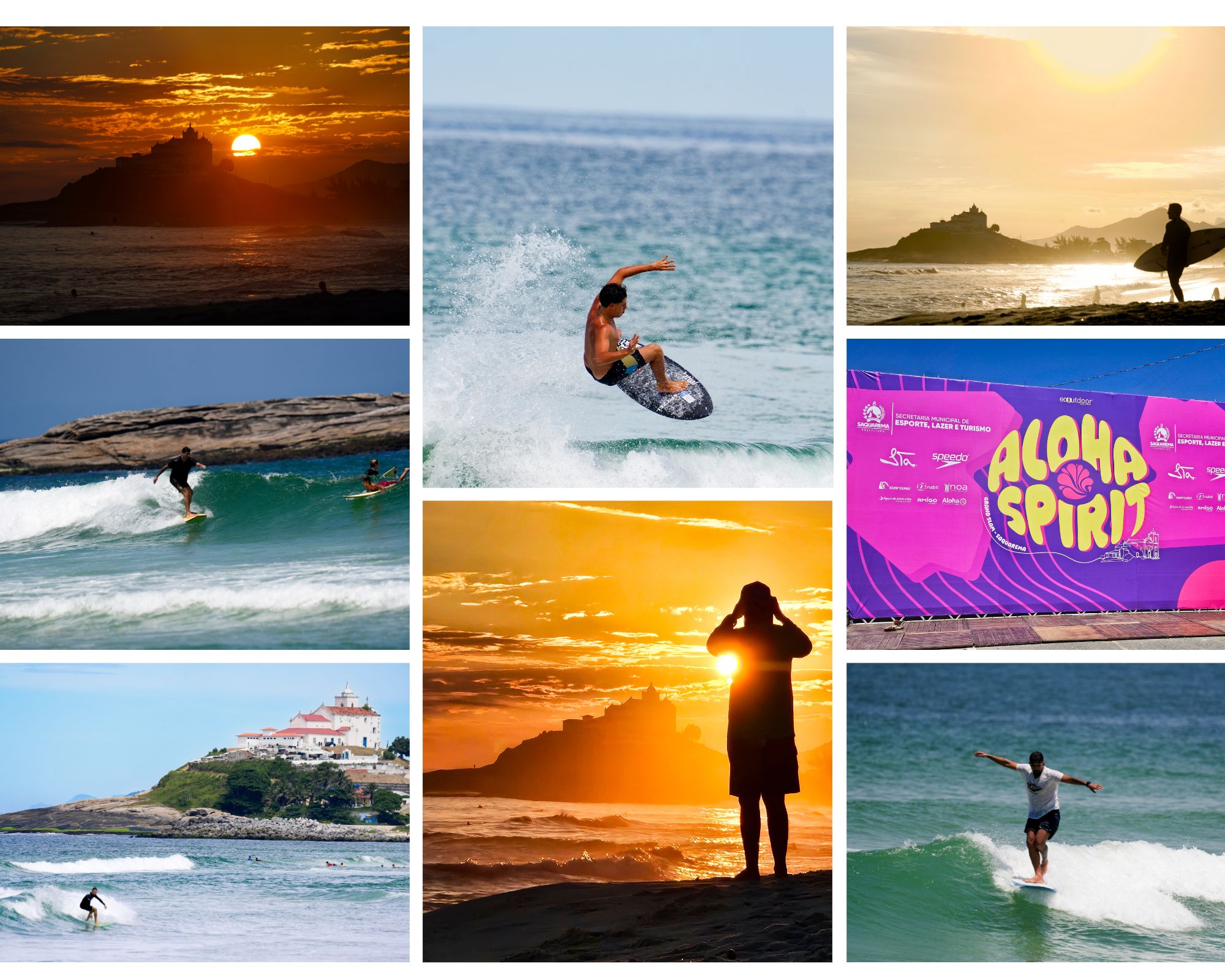 Surfing in Saquarema