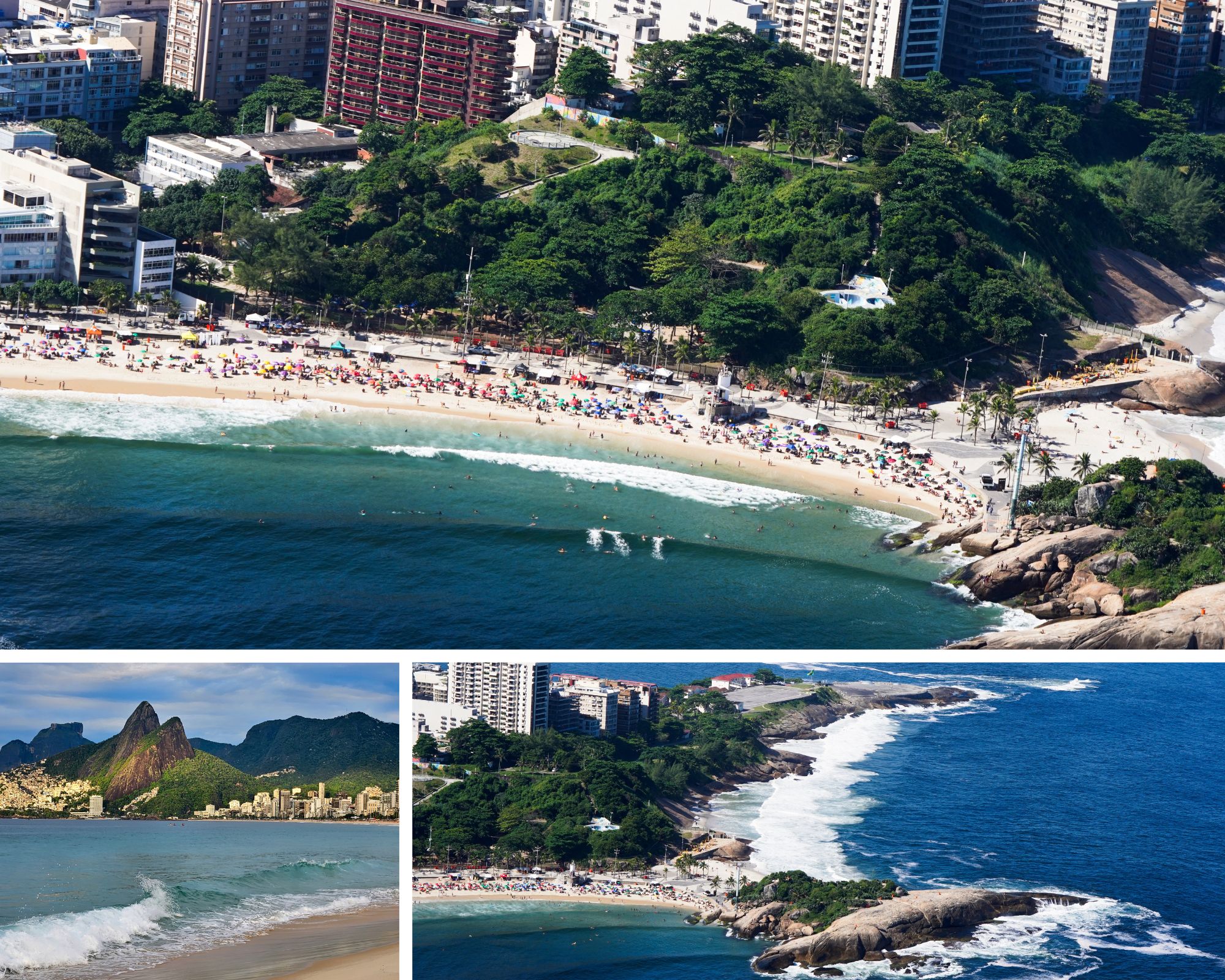 Surfing at Arpoador