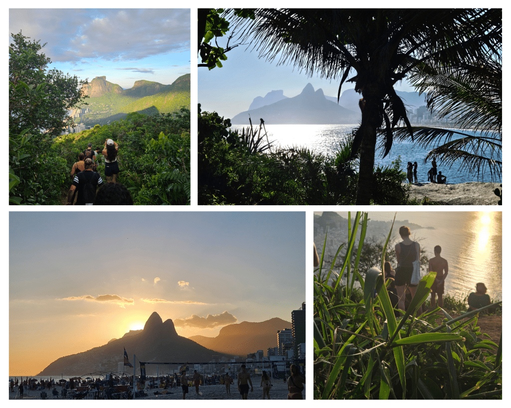 Views of the Two Irmaos from Ipanema