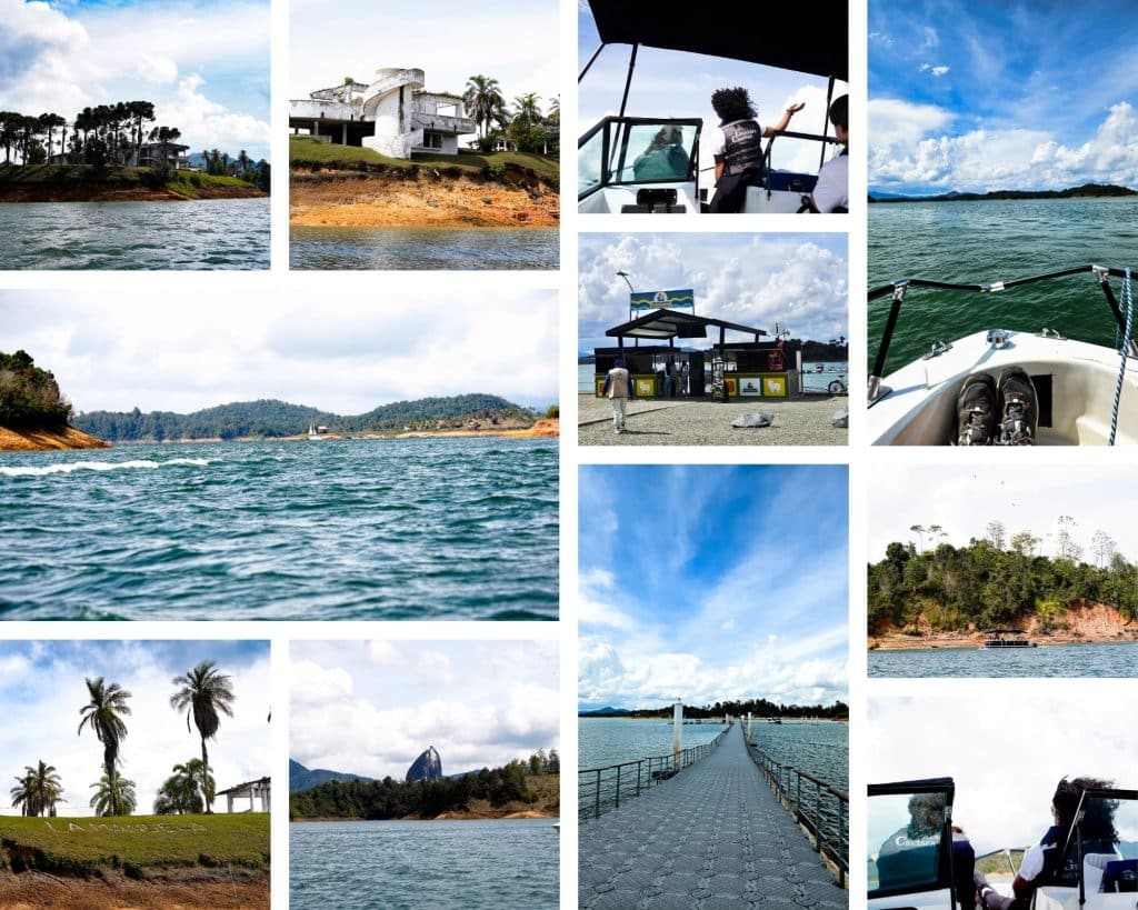 Boat tour in Guatape