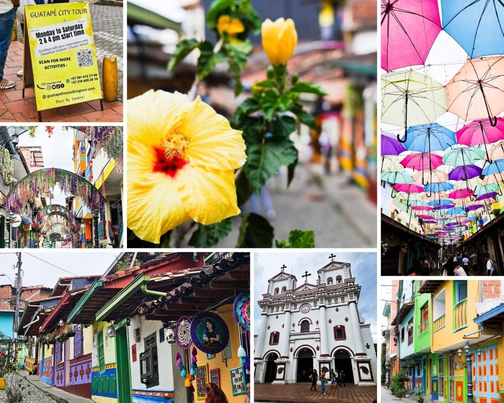 Architecture and art installations in Guatape
